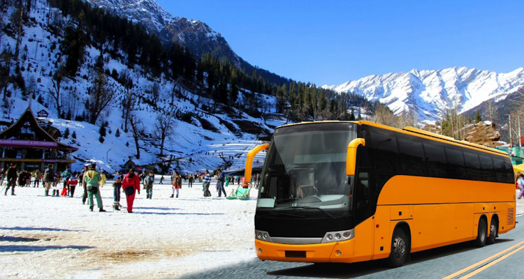 how to reach Manali by bus